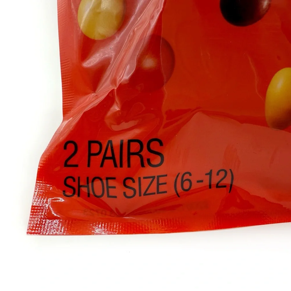 Reese’s Pieces Candy Crew Socks Mens Womens Polka Dots Orange Fun Novelty Gift